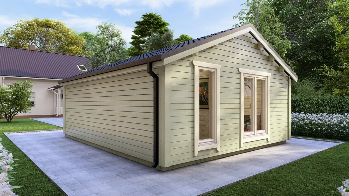 One Bedroom E Log Cabin 5.4m x 6.7m photo 6