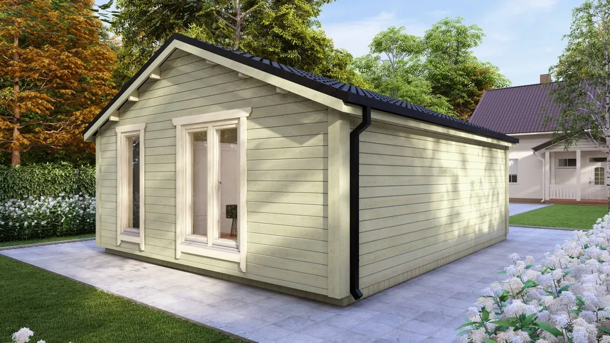 One Bedroom E Log Cabin 5.4m x 6.7m photo 7