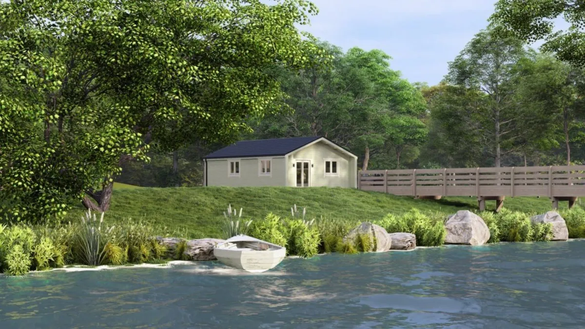 Two Bedroom D Log Cabin 6.5m x 9.6m photo 3