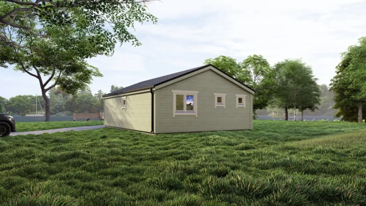 Two Bedroom D Log Cabin 6.5m x 9.6m photo 4