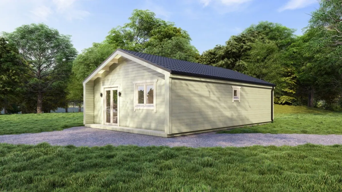 Two Bedroom D Log Cabin 6.5m x 9.6m photo 6